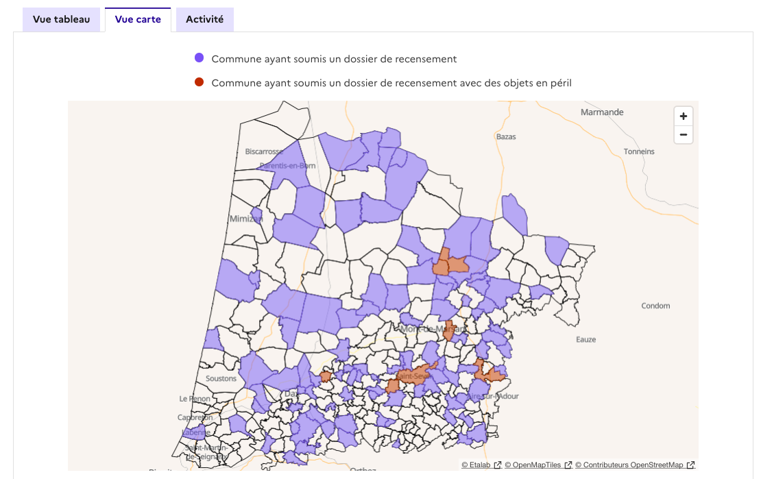Carte du département